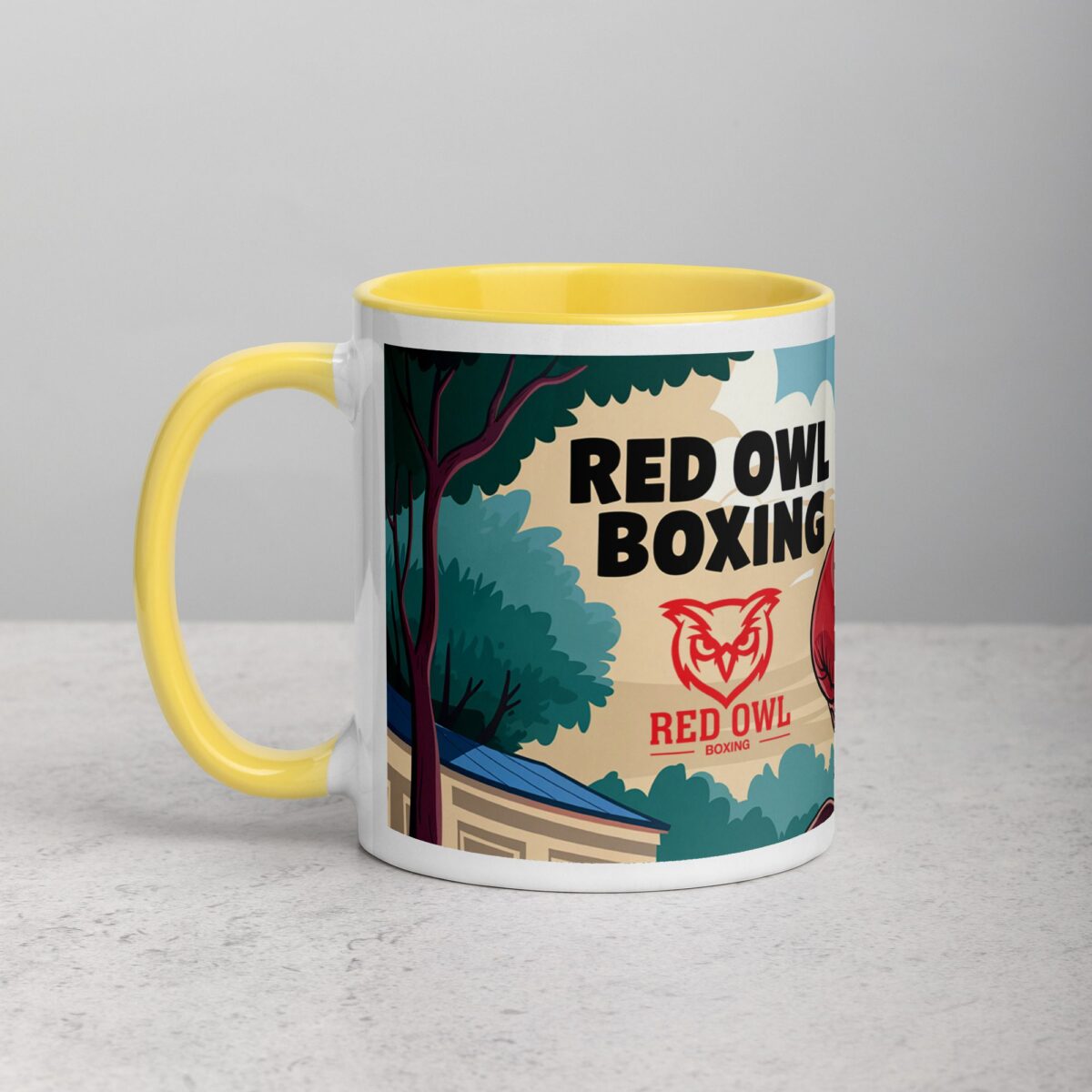 Red Owl Boxing Limited Edition Coffee Mug - Image 20