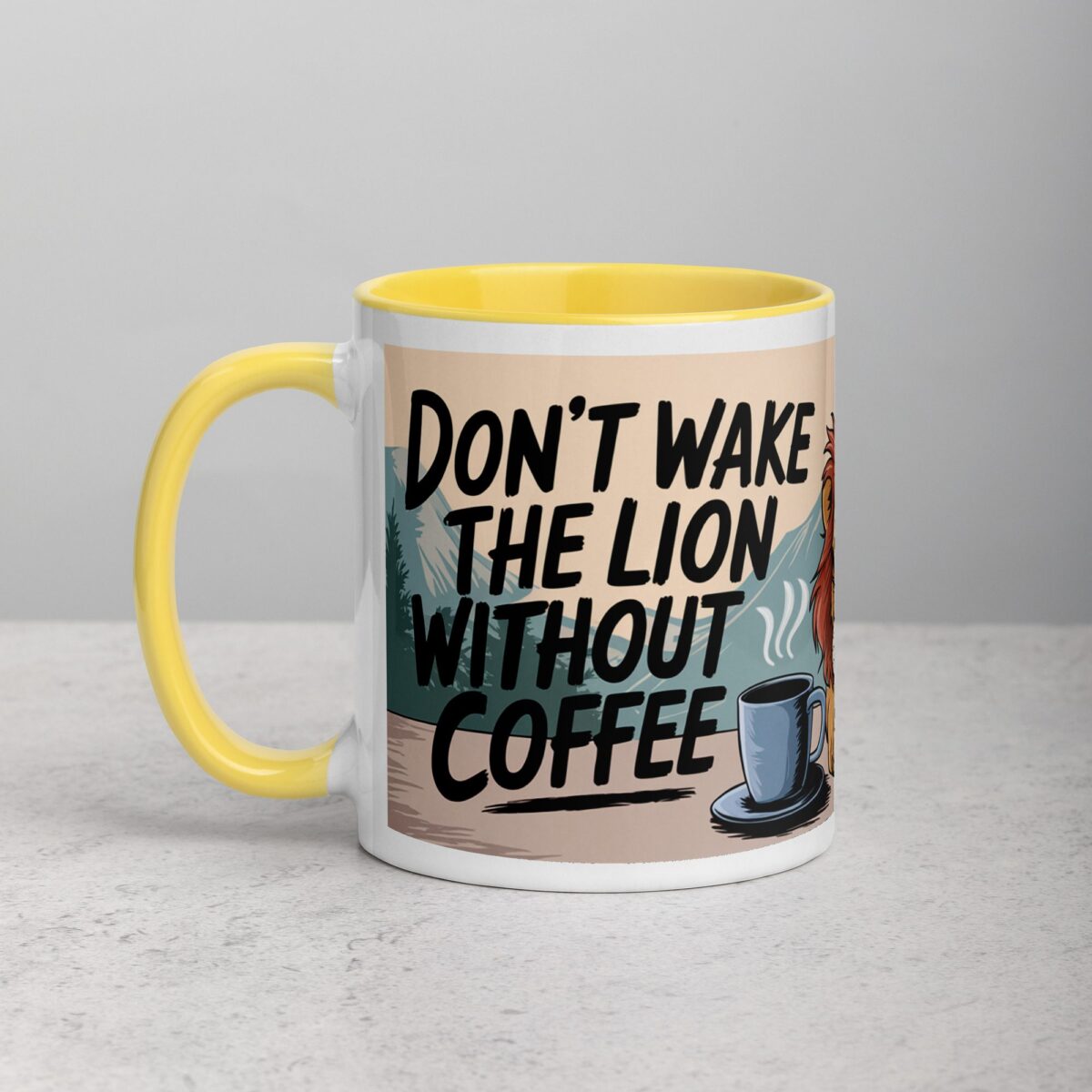 Don’t Wake the Lion Without Coffee Mug - Image 20