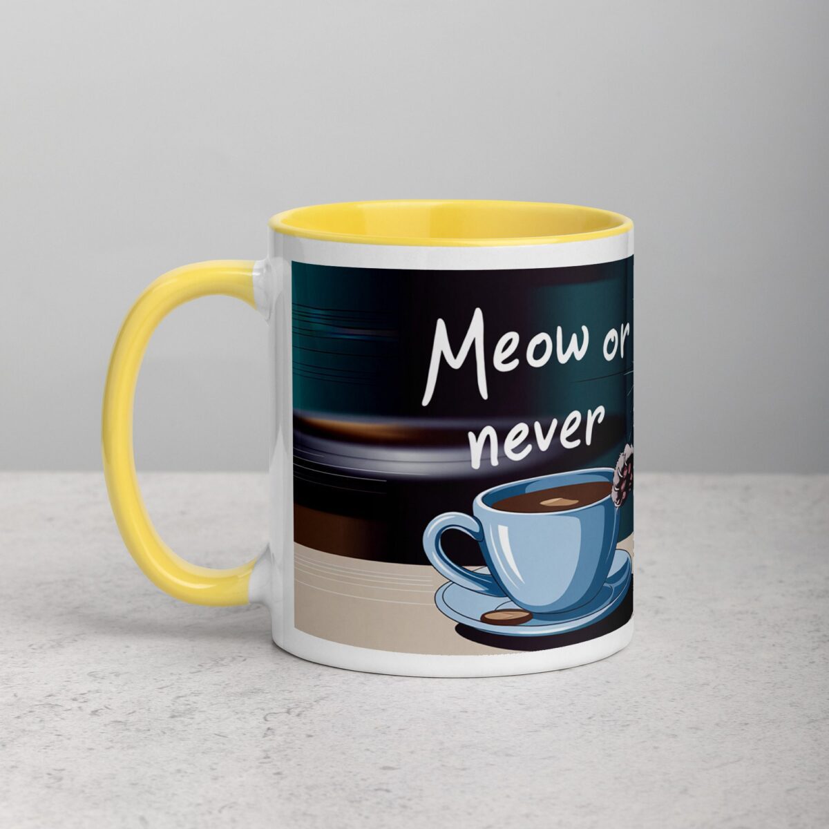 Meow or Never Coffee Mug & Tea Cup - Image 20