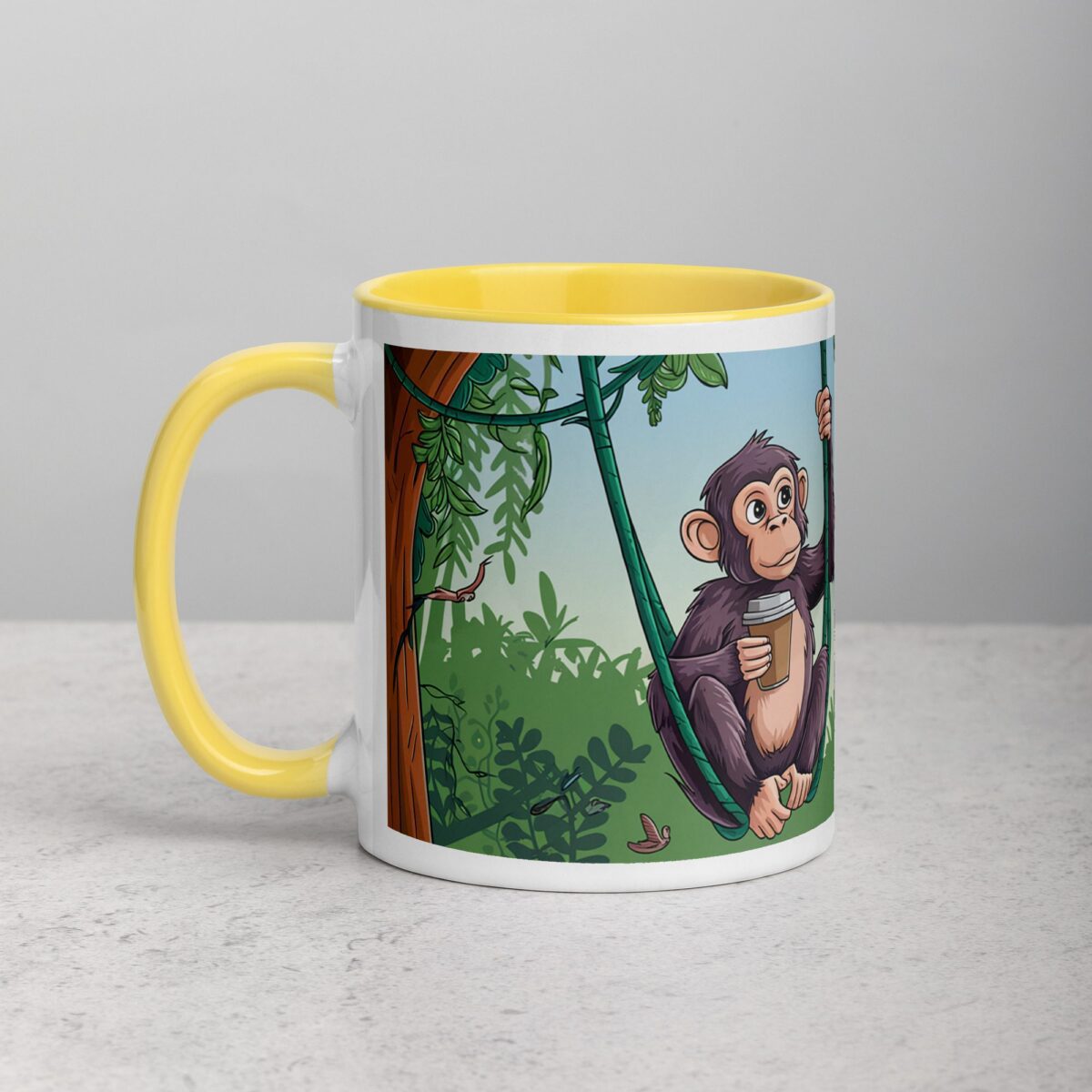 Caffeine? That’s My Daily Swing Monkey Mug - Image 20
