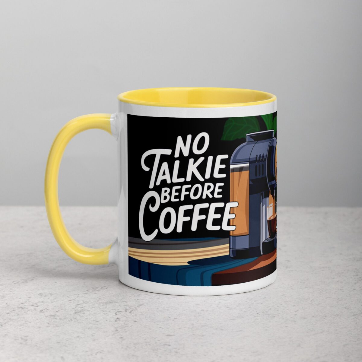 No Talkie Before Coffee Cat Mug - Image 20
