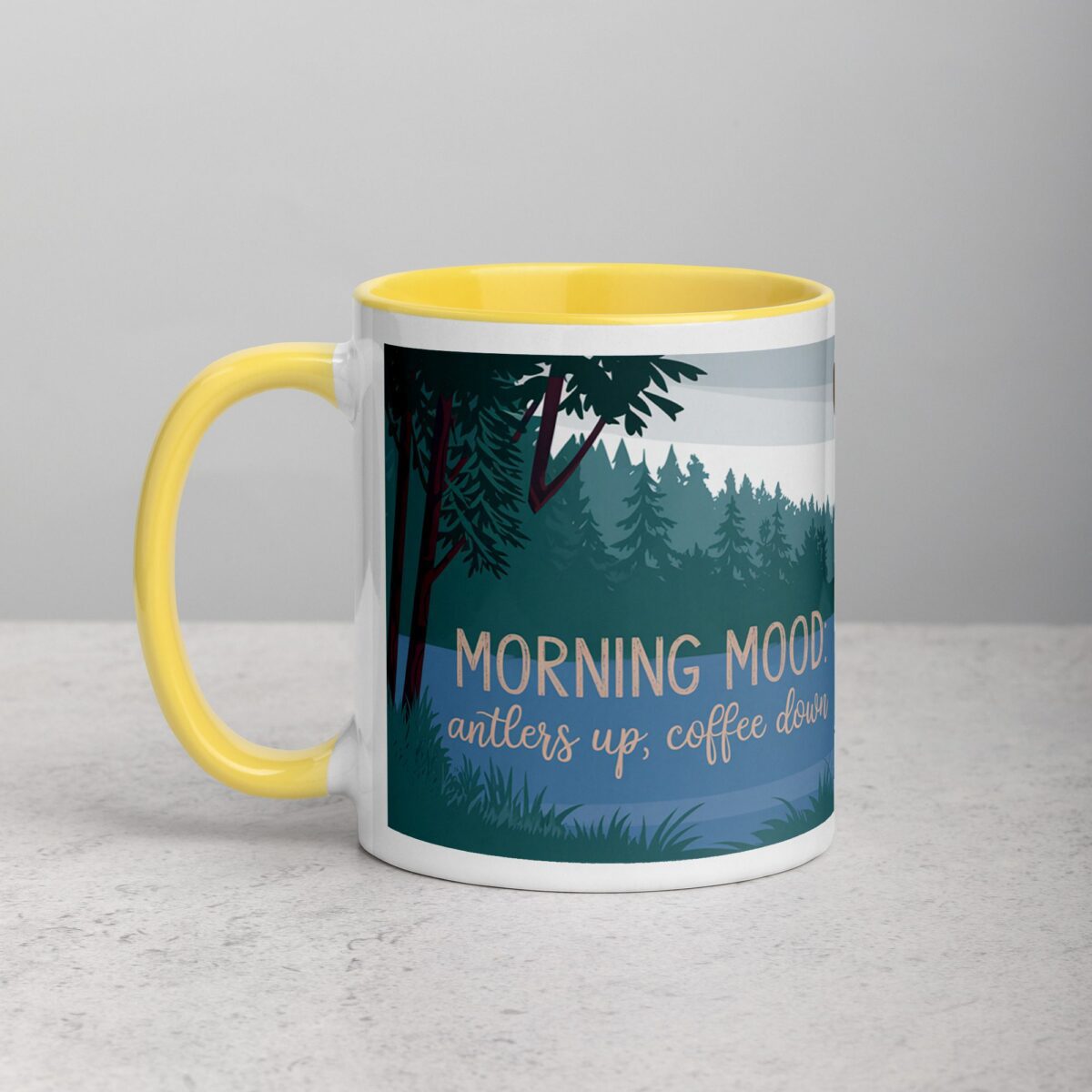 Morning Mood: Antlers Up, Coffee Down Mug - Image 20