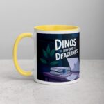 Dinos Before Deadlines Coffee Mug - Image 20