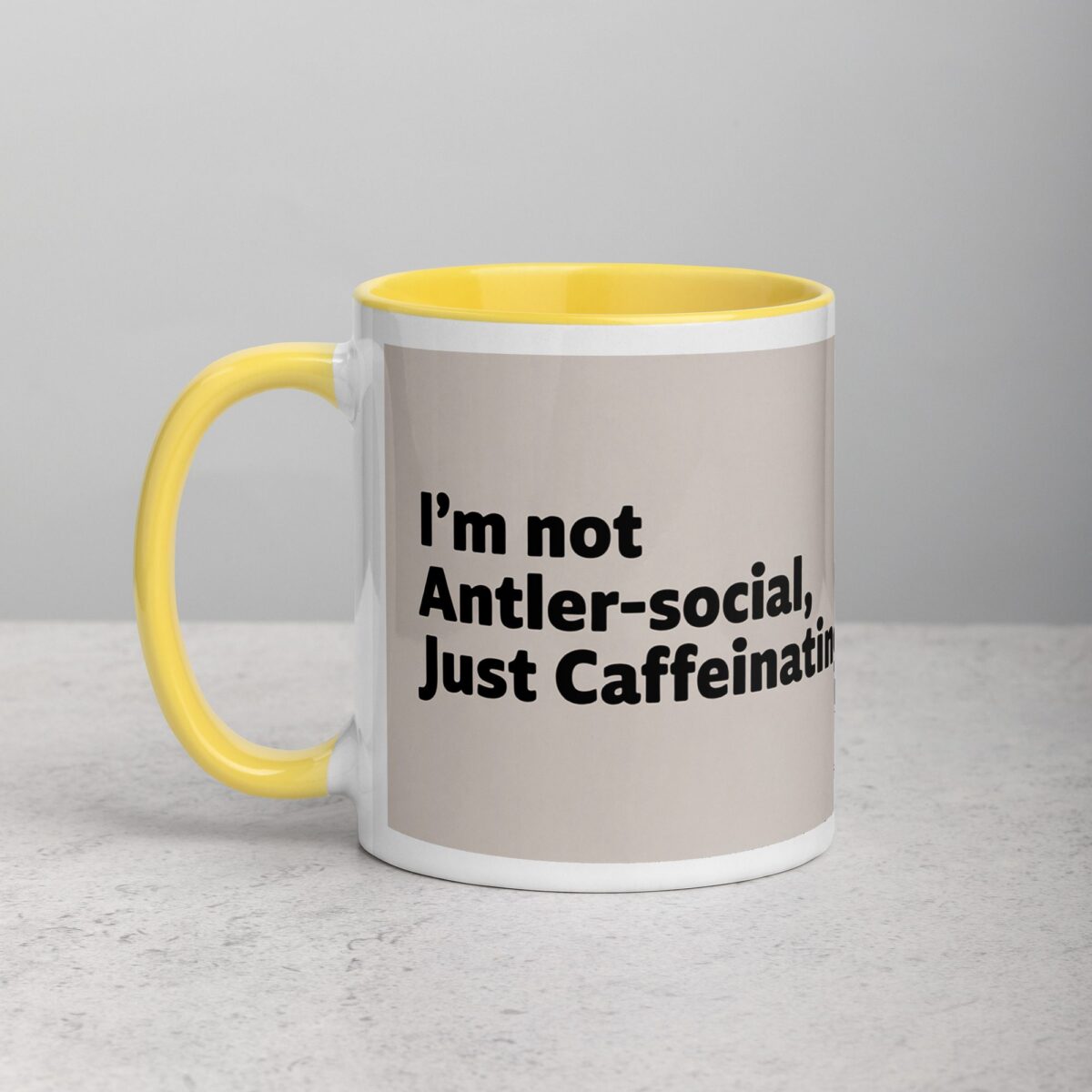 I’m Not Antler-Social, Just Caffeinating Moose Mug - Image 20