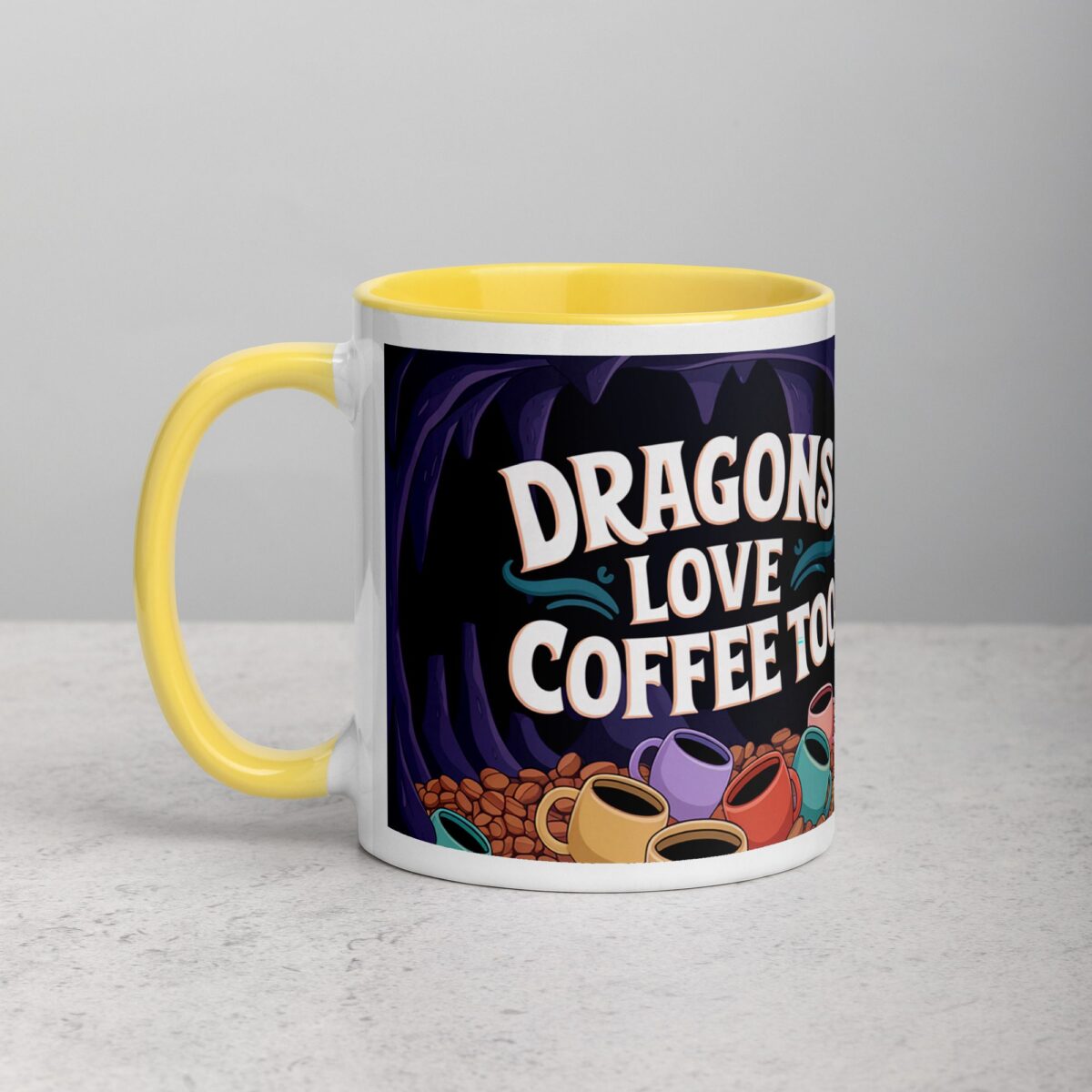Dragons Love Coffee Too Mug - Image 20