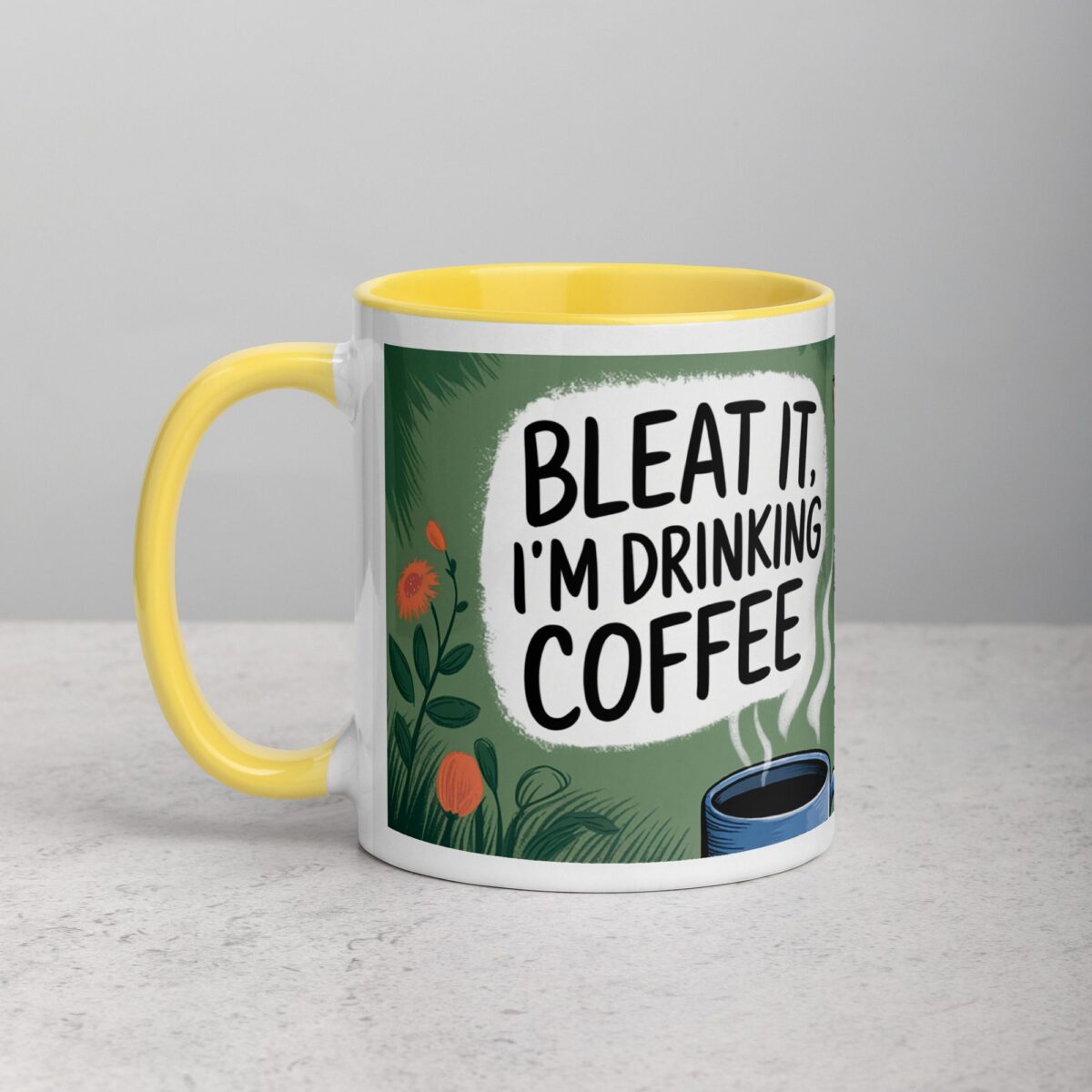 Bleat It, I’m Drinking Coffee Goat Mug - Image 20