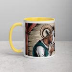 Horned and Caffeinated Goat Coffee Mug - Image 20