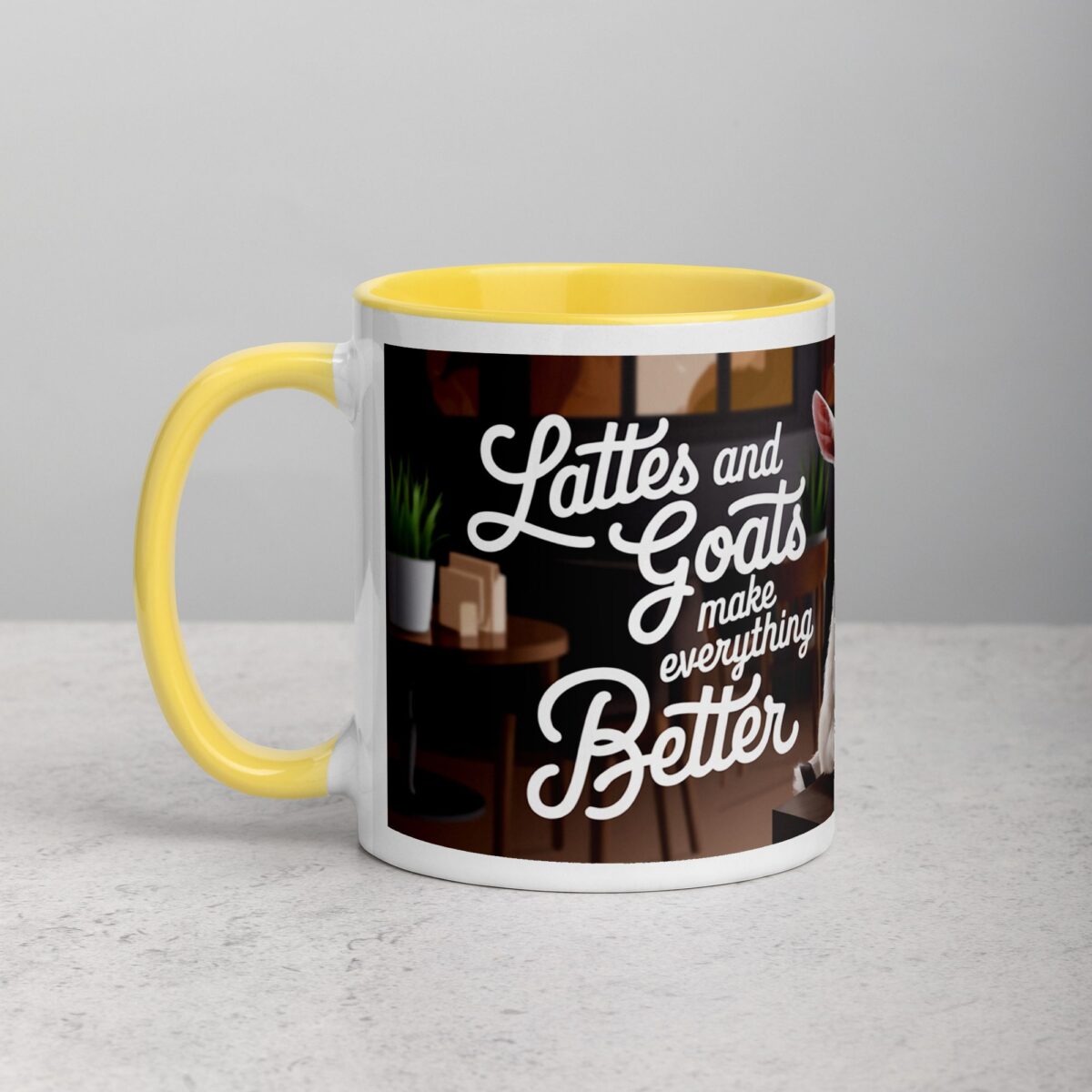 Lattes and Goats Make Everything Better Mug - Image 20