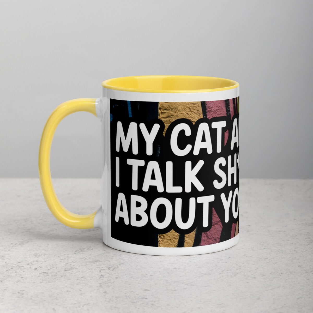 My Cat and I Talk Sh*t About You Coffee Mug - Image 20