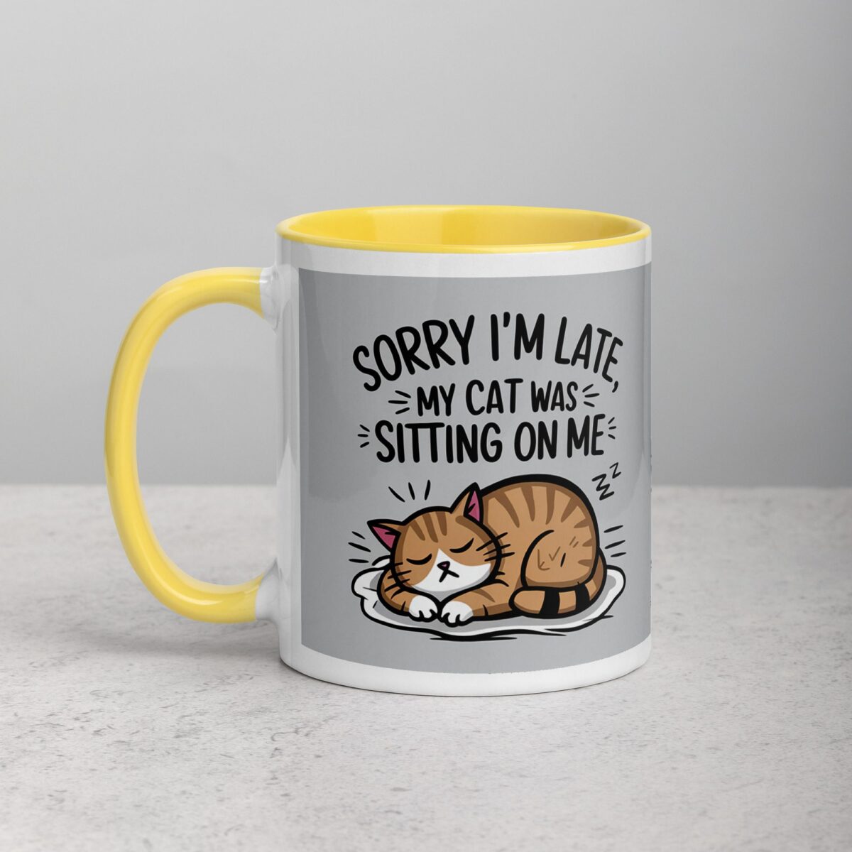 Sorry I’m Late, My Cat Was Sitting on Me Mug - Image 20