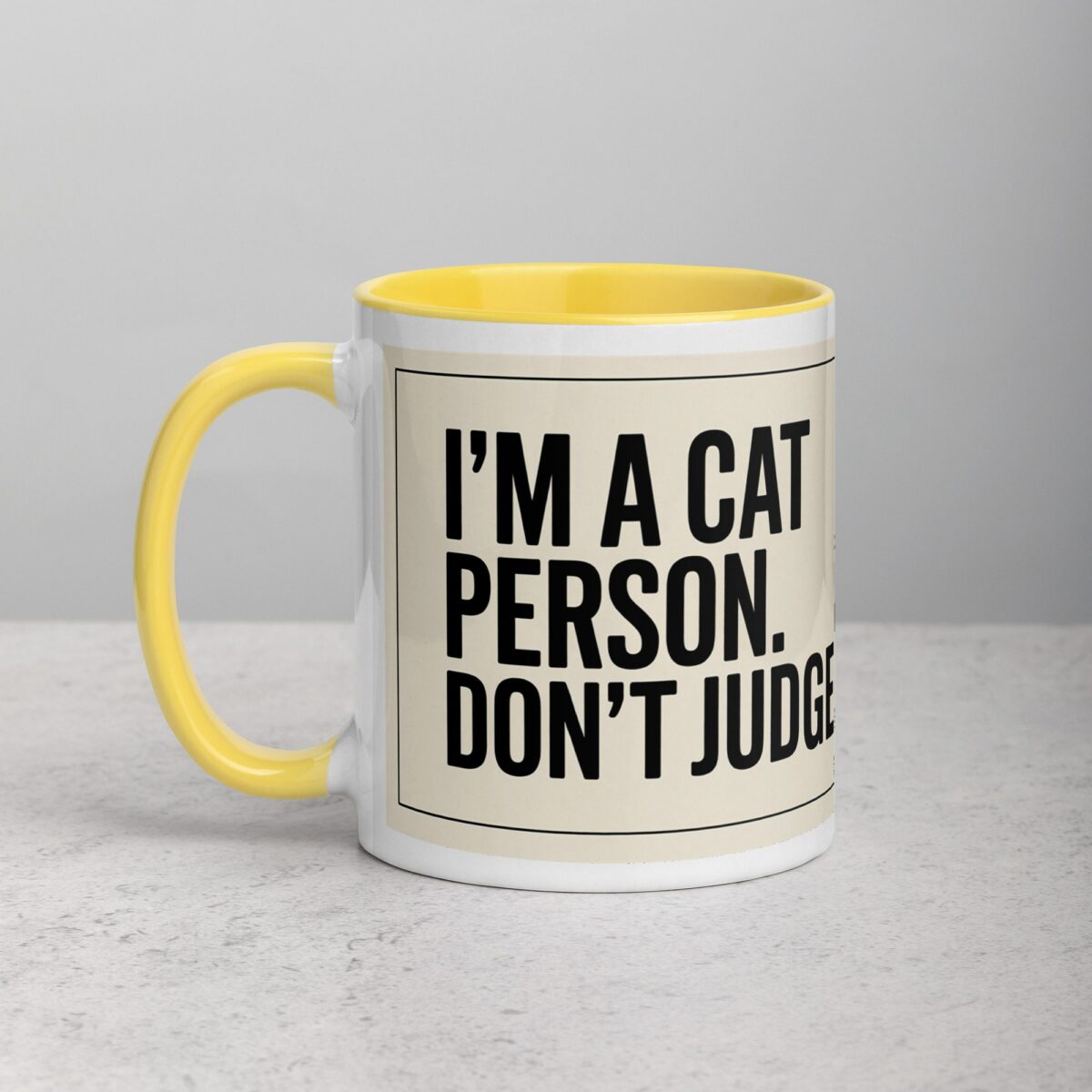 I’m a Cat Person. Don’t Judge Me Mug - Image 20