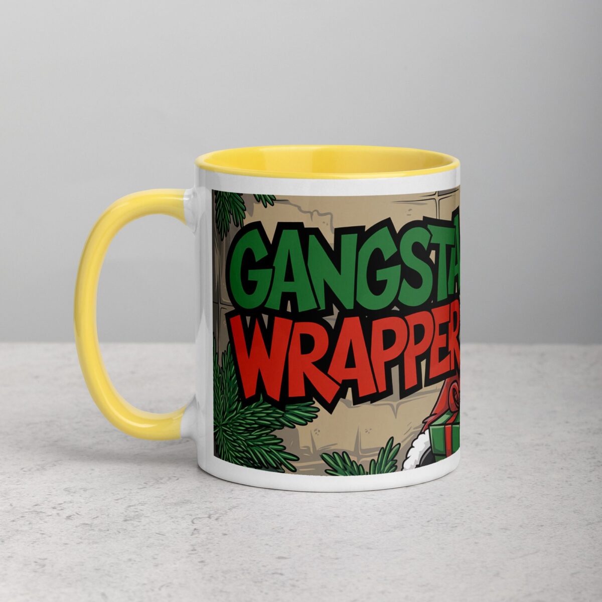 Gangsta Wrapper Christmas Santa Mug - Image 20