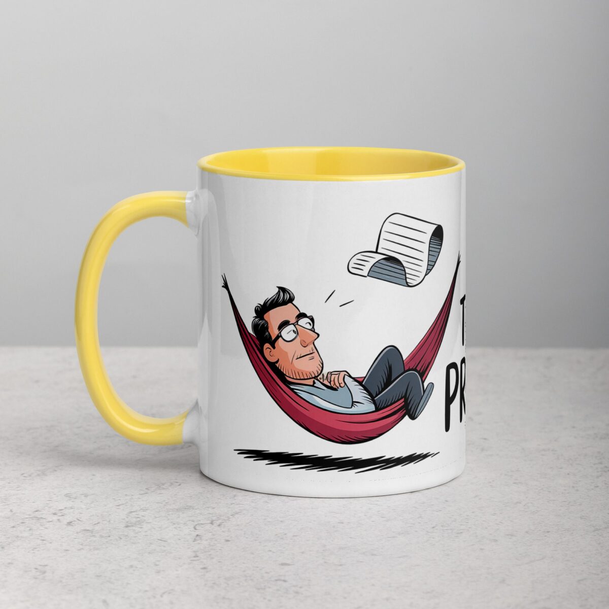 I Put the Pro in Procrastinate Dad Mug - Image 20