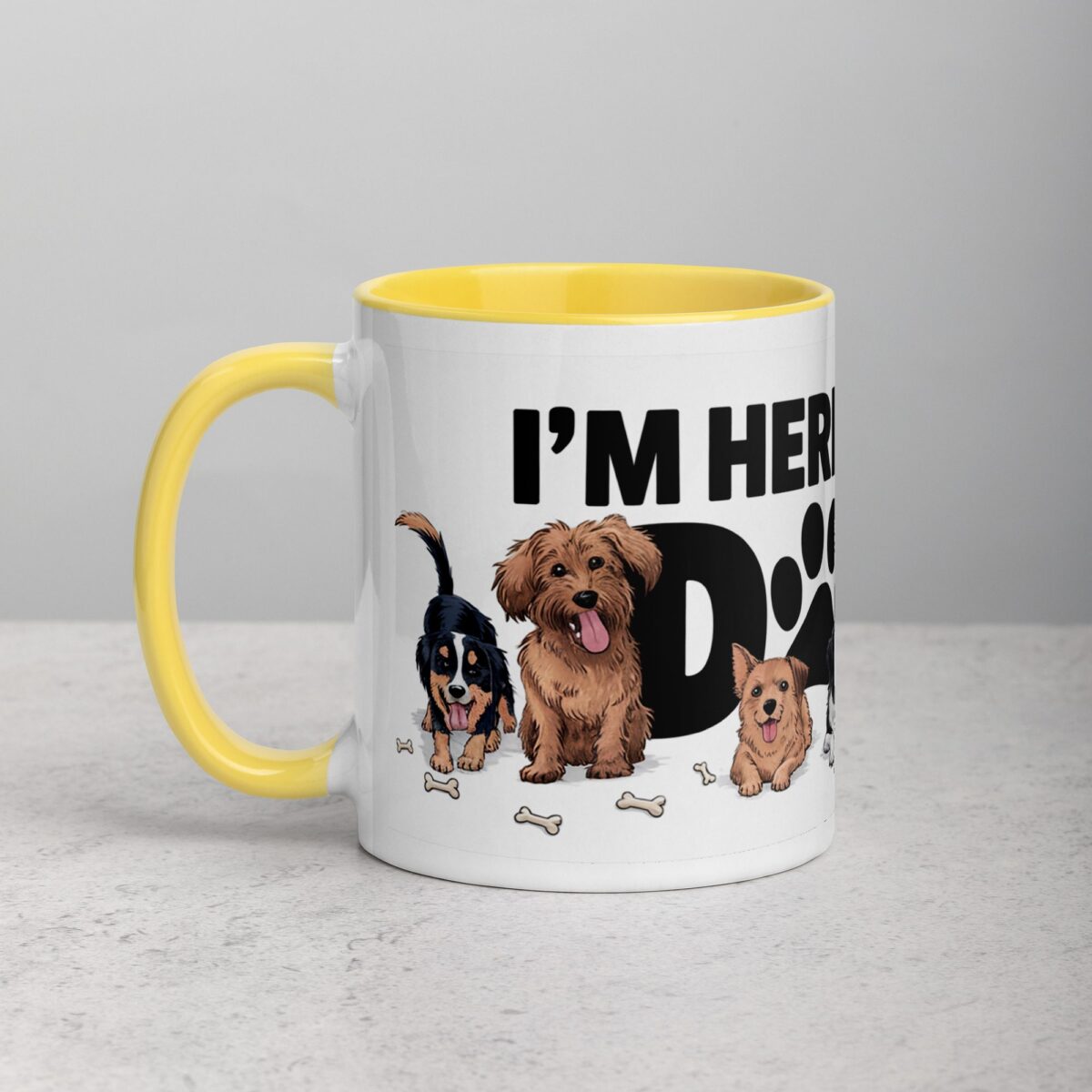 I’m Here for the Dogs Coffee Mug - Image 20