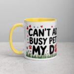 Can’t Adult, Busy Petting My Dog Mug - Image 20
