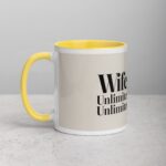 Wife: Unlimited Love, Unlimited Shopping Coffee Mug - Image 20