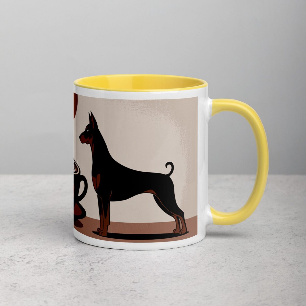 Fueled by Coffee and Doberman Love Mug - Image 21