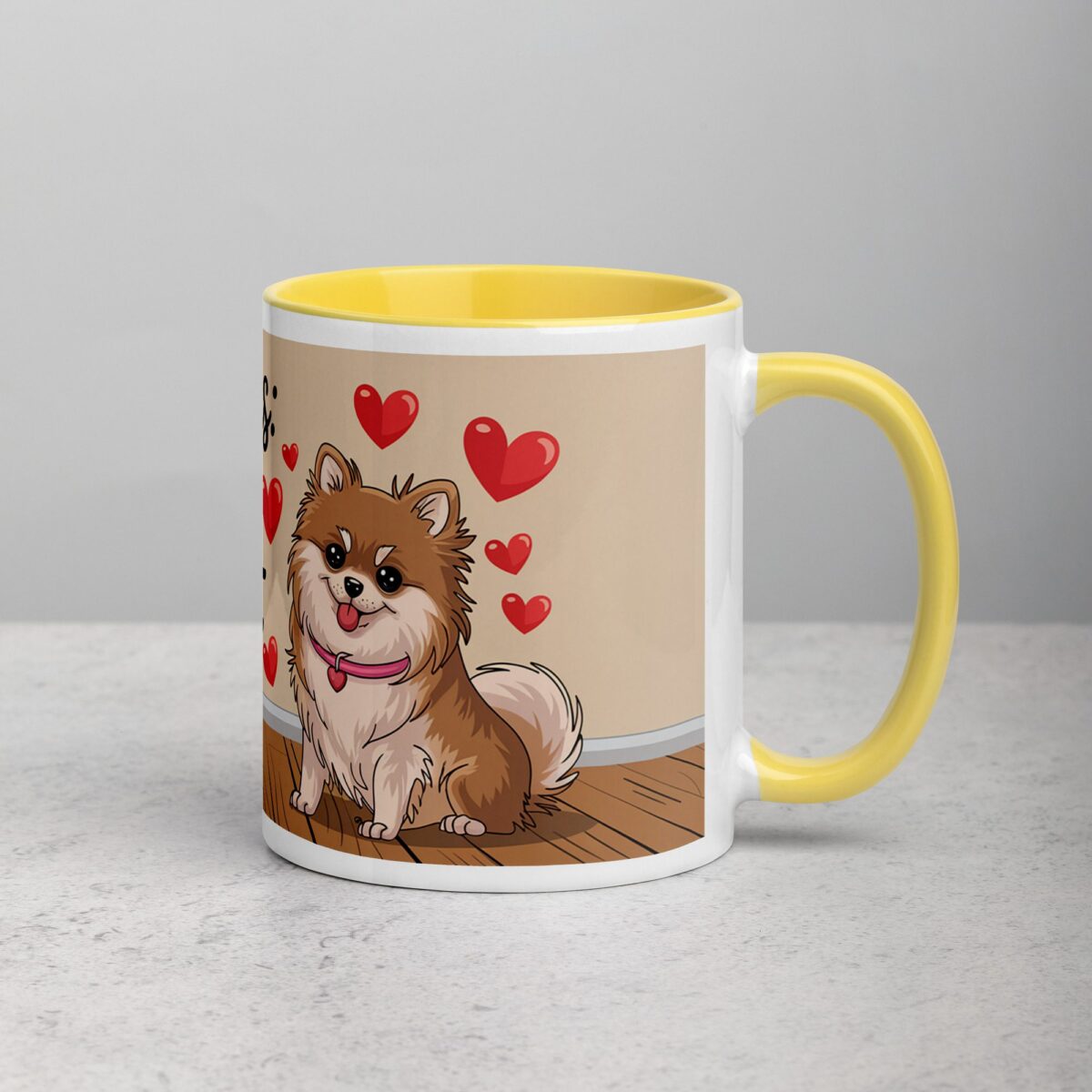 Pomeranians: Small Size, Big Heart Coffee Mug - Image 21