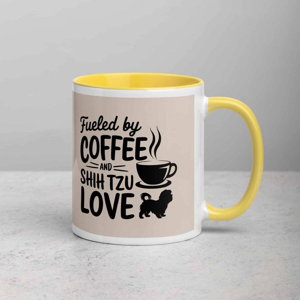 Fueled by Coffee and Shih Tzu Love Mug - Image 21