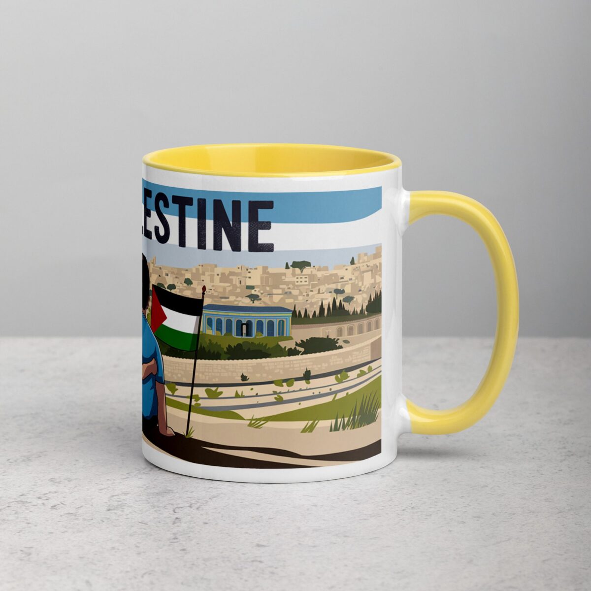 Free Palestine Siblings Hug Mug - Image 21