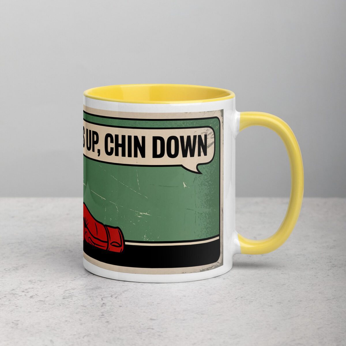 Gloves Up, Chin Down Boxing Mug - Image 21