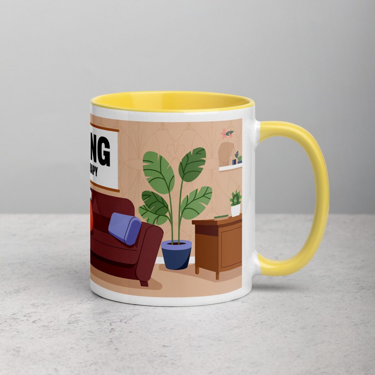 Boxing is My Therapy Coffee Mug & Tea Cup - Image 21