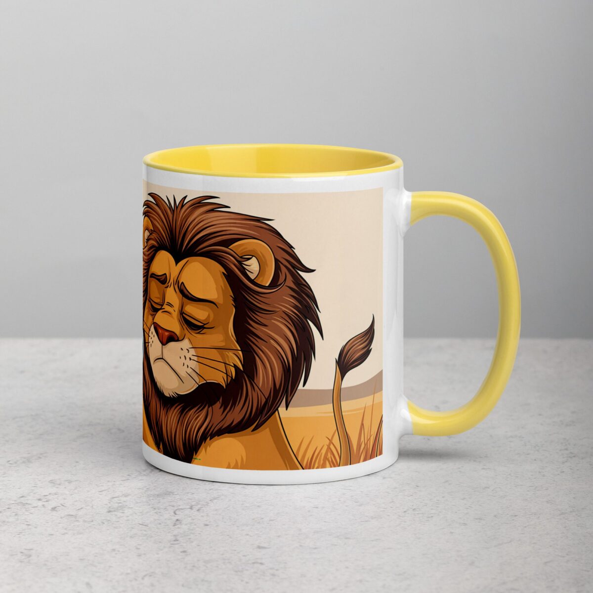Hear Me Roar... After Coffee Lion Mug - Image 21