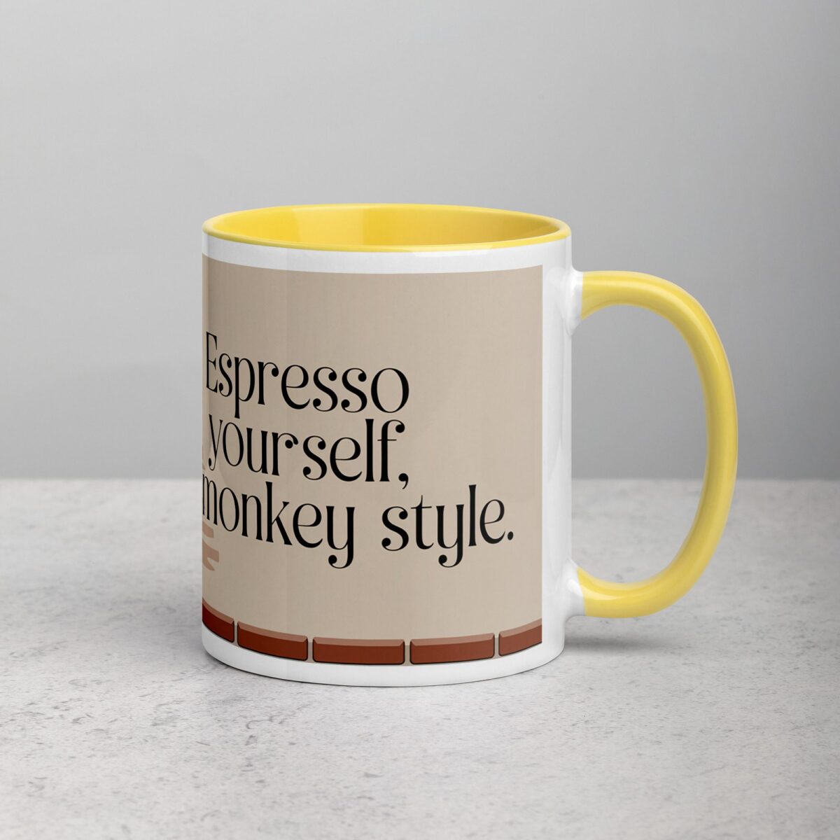 Espresso Yourself, Monkey Style Coffee Mug - Image 21