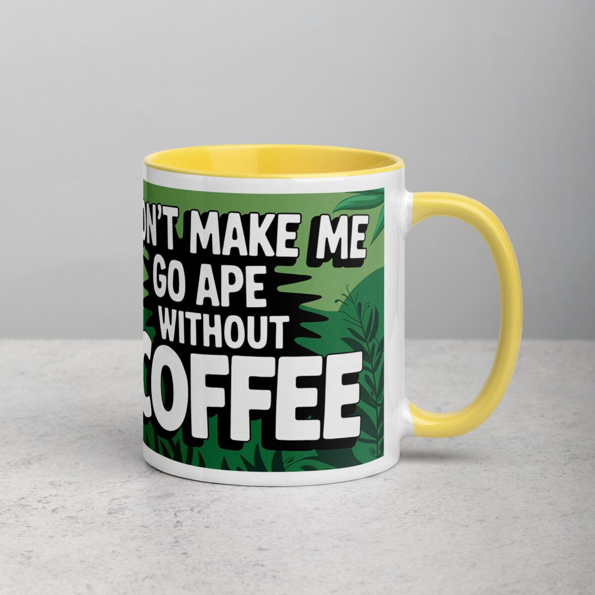 Don’t Make Me Go Ape Without Coffee Mug - Image 21