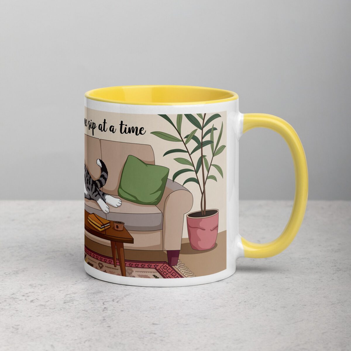 Feline Fine, One Sip at a Time Cat Mug - Image 21