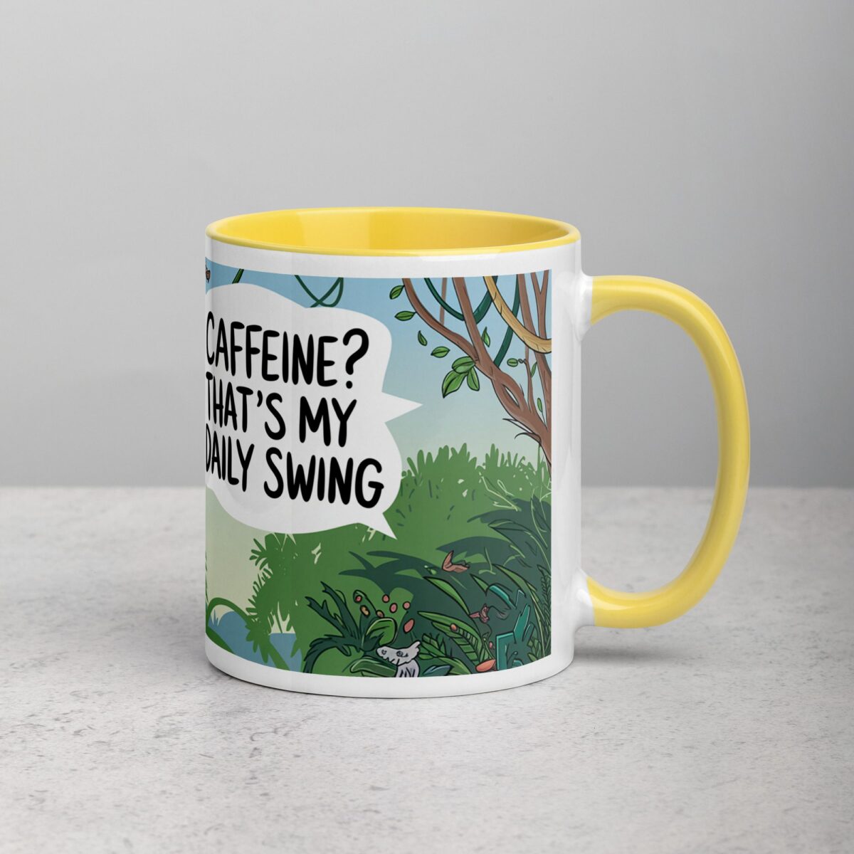 Caffeine? That’s My Daily Swing Monkey Mug - Image 21