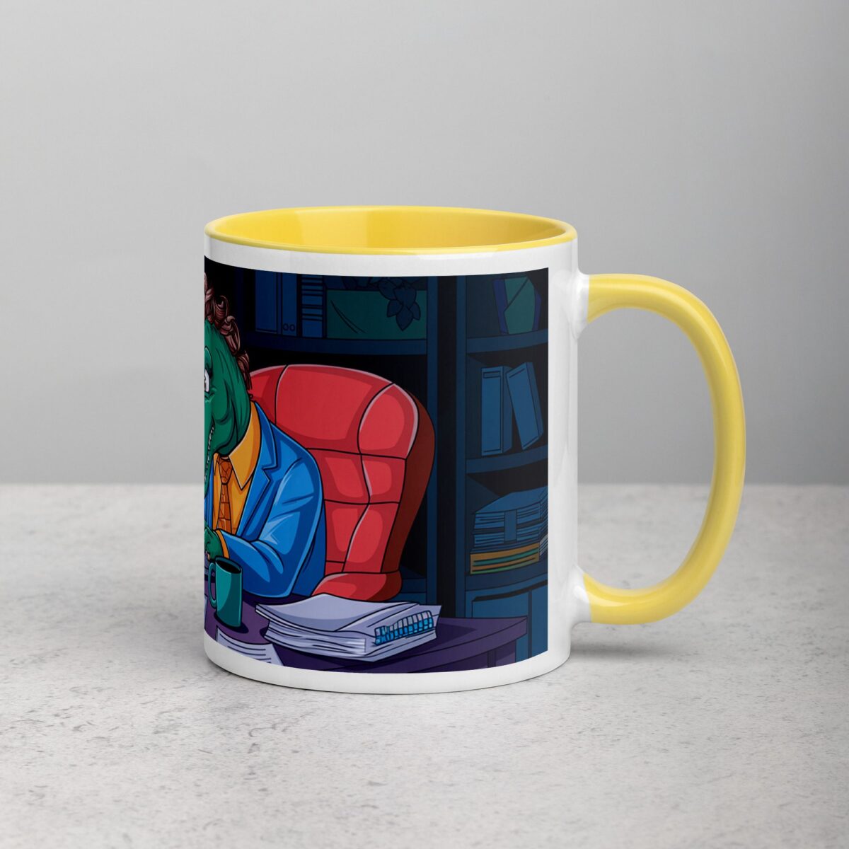Dinos Before Deadlines Coffee Mug - Image 21