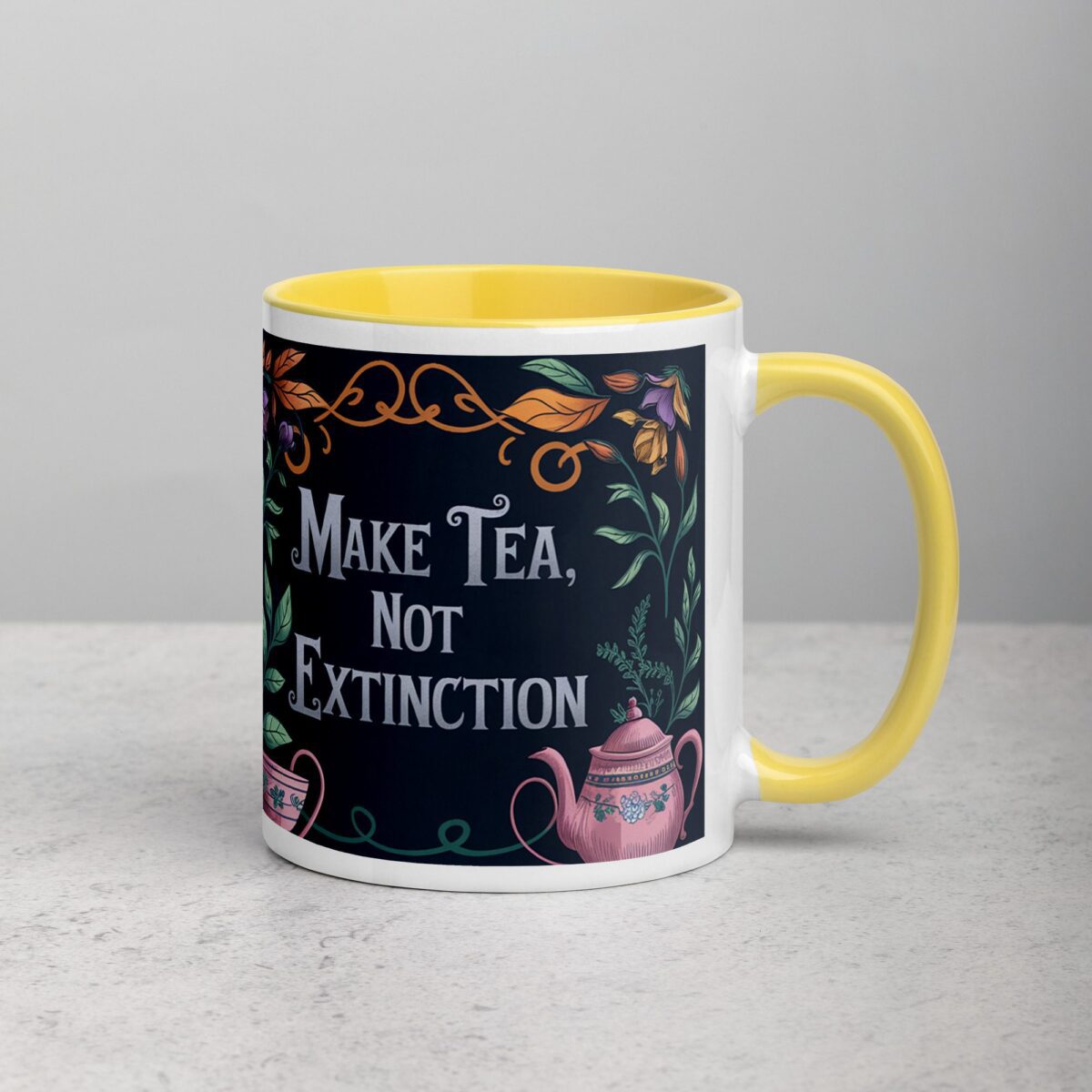 Make Tea, Not Extinction Dinosaur Cup - Image 21