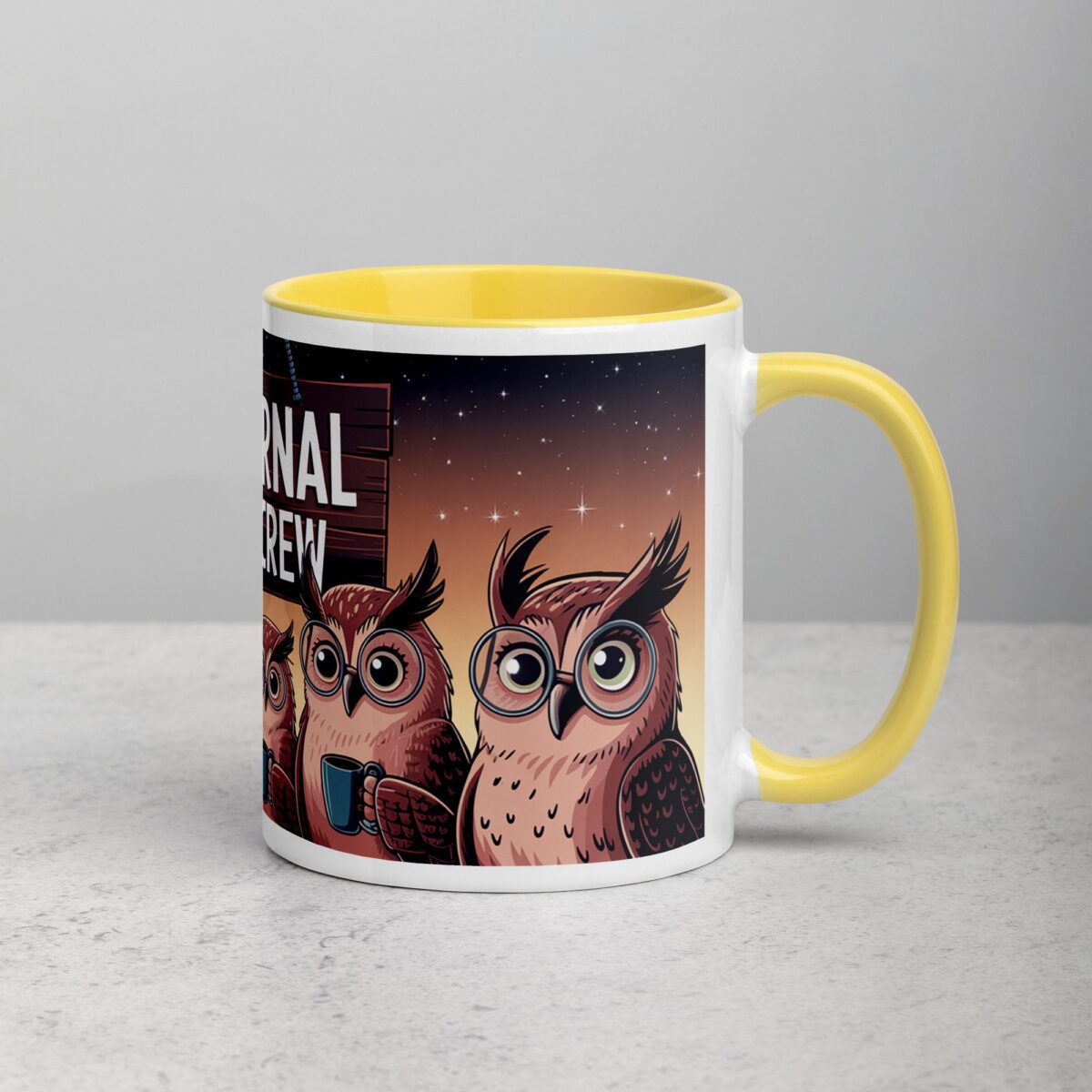 Nocturnal Brew Crew Owl Mug - Image 21