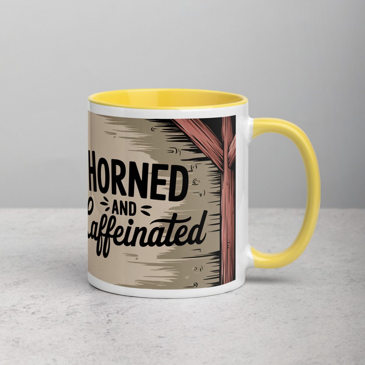 Horned and Caffeinated Goat Coffee Mug - Image 21