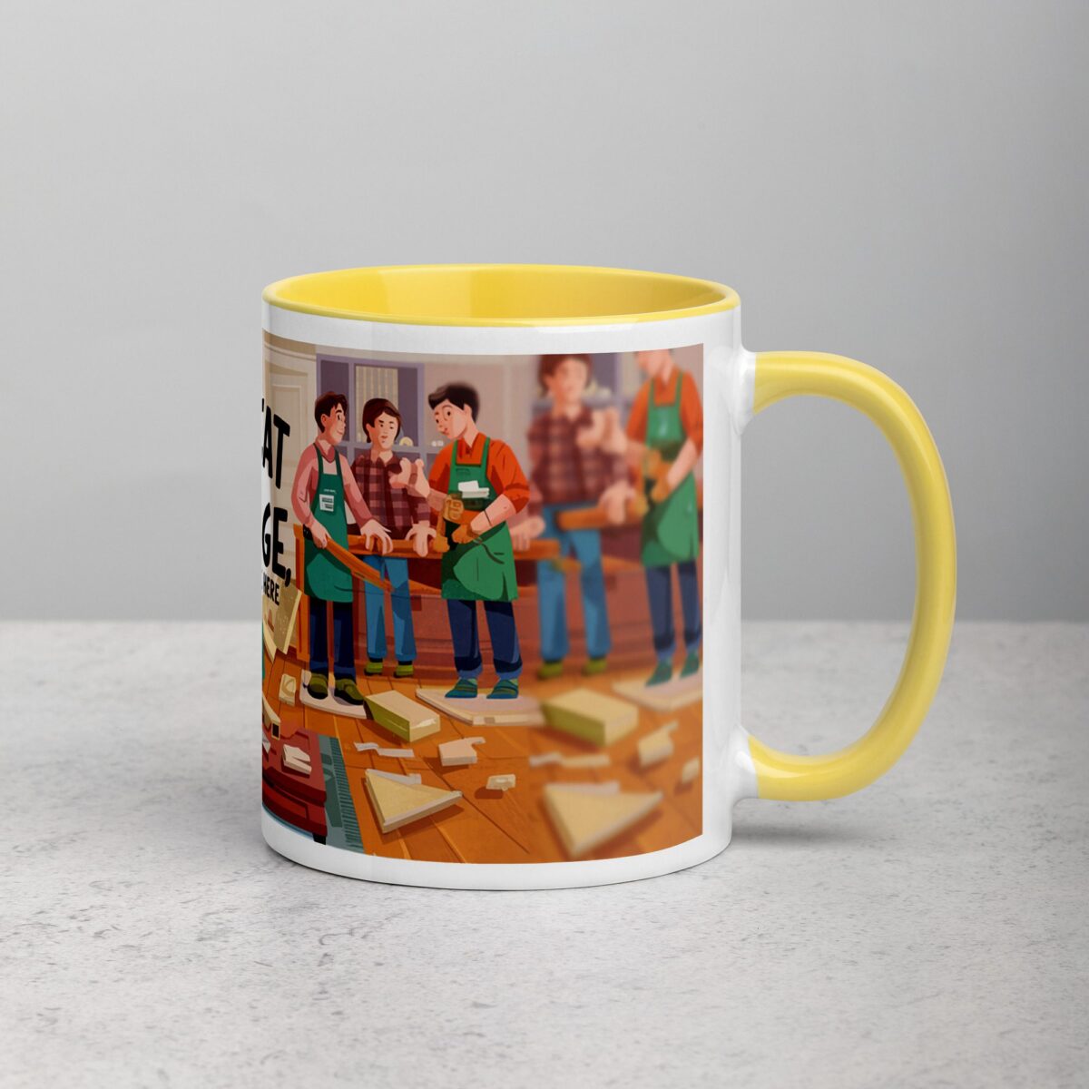 The Cat Is in Charge, We Just Live Here Mug - Image 21