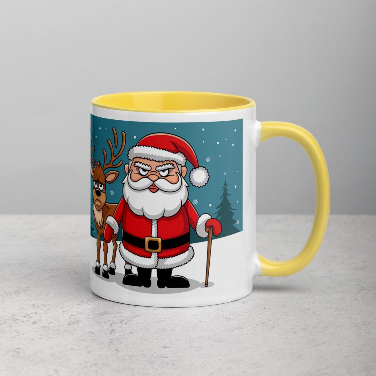Santa Doesn’t Believe in You Either Christmas Mug - Image 21