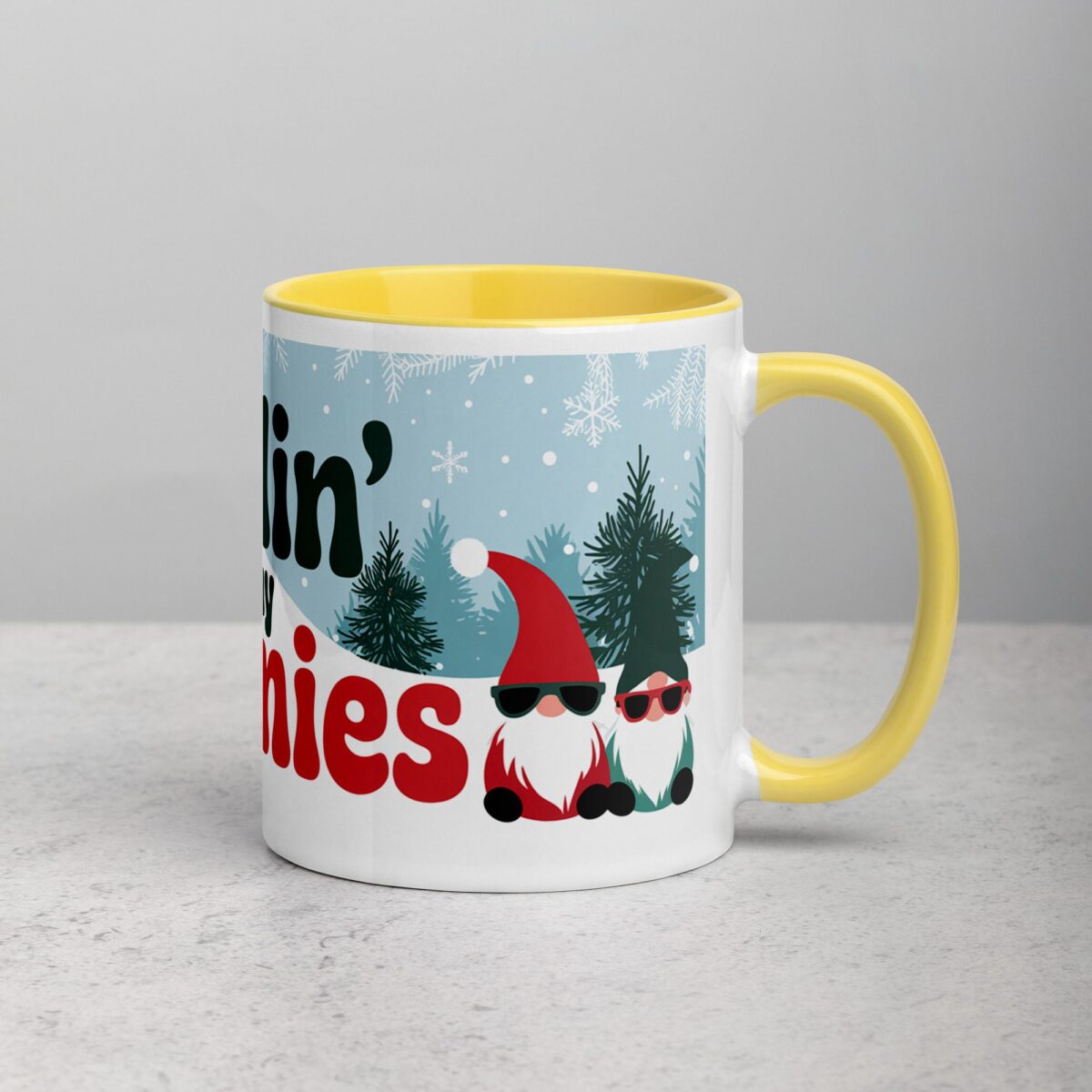 Chillin’ with My Gnomies Christmas Mug - Image 21