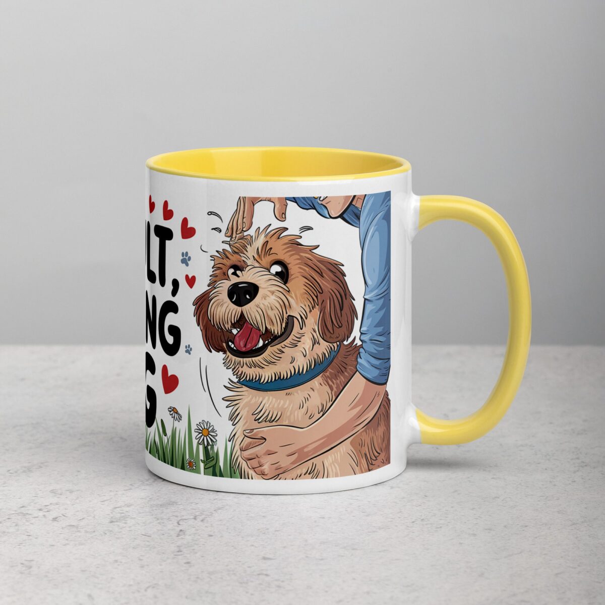 Can’t Adult, Busy Petting My Dog Mug - Image 21