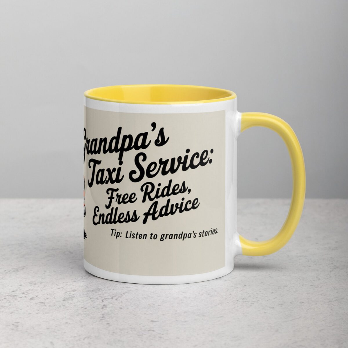 Grandpa’s Taxi Service: Free Rides, Endless Advice Mug - Image 21