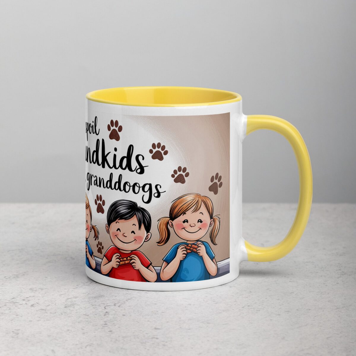 I Only Spoil Grandkids and Granddogs Coffee Mug - Image 21