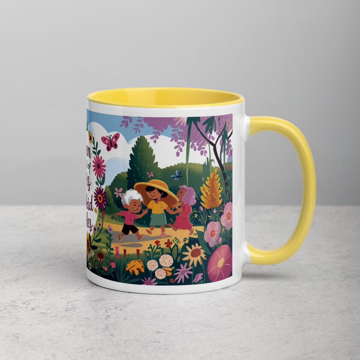 My Garden Is Full of Flowers and Grandkid Giggles Mug - Image 21