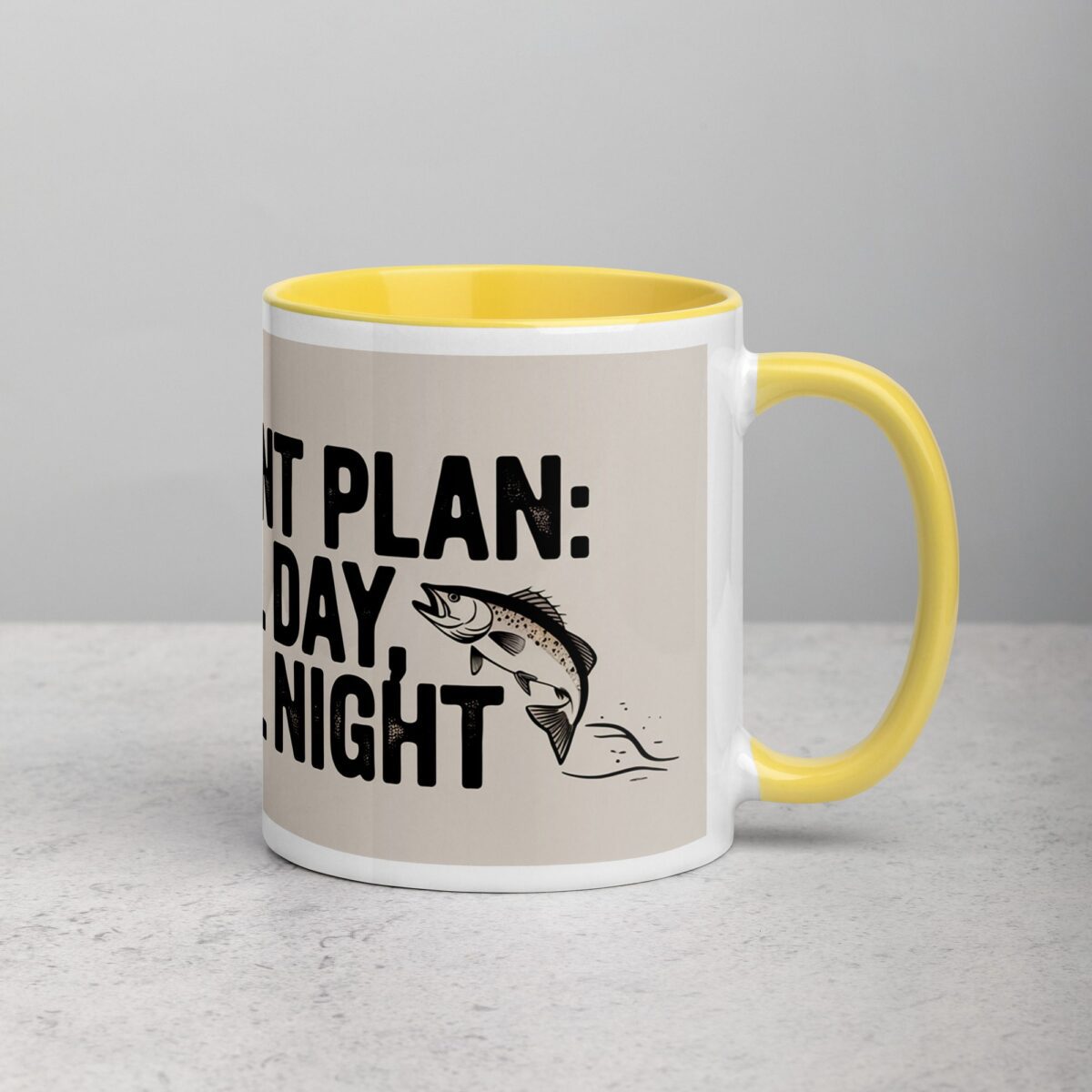 Retirement Plan: Fish All Day, Nap All Night Mug - Image 21