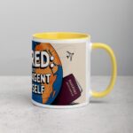 Retired: World’s Best Travel Agent for Myself Mug - Image 21