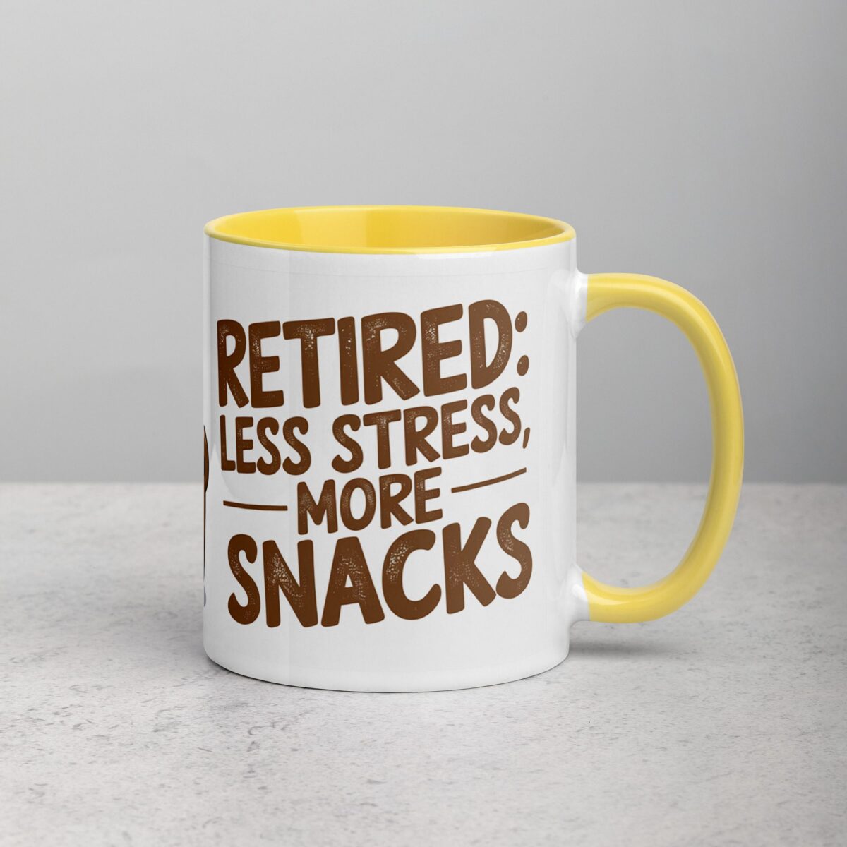 Retired: Less Stress, More Snacks Coffee Mug - Image 21