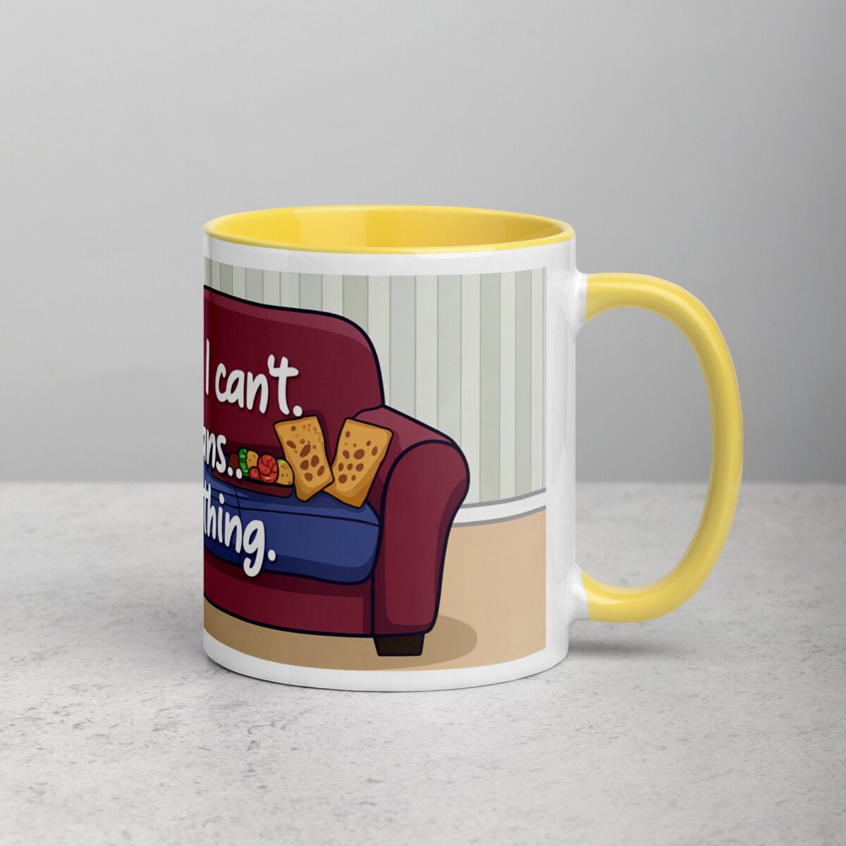I’m Sorry, I Can’t. I Have Plans… To Do Nothing Sarcastic Mug - Image 21