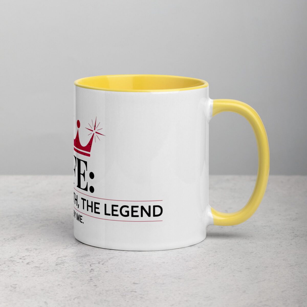 Wife: The Boss, The Myth, The Legend Coffee Mug - Image 21
