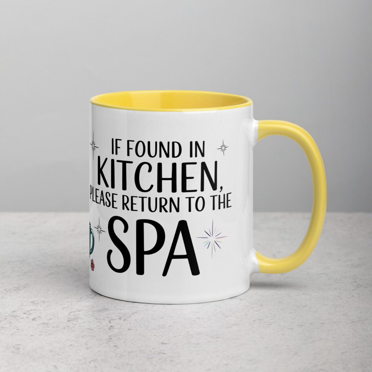 If Found in Kitchen, Please Return to the Spa Wife Mug - Image 21