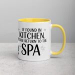 If Found in Kitchen, Please Return to the Spa Wife Mug - Image 21