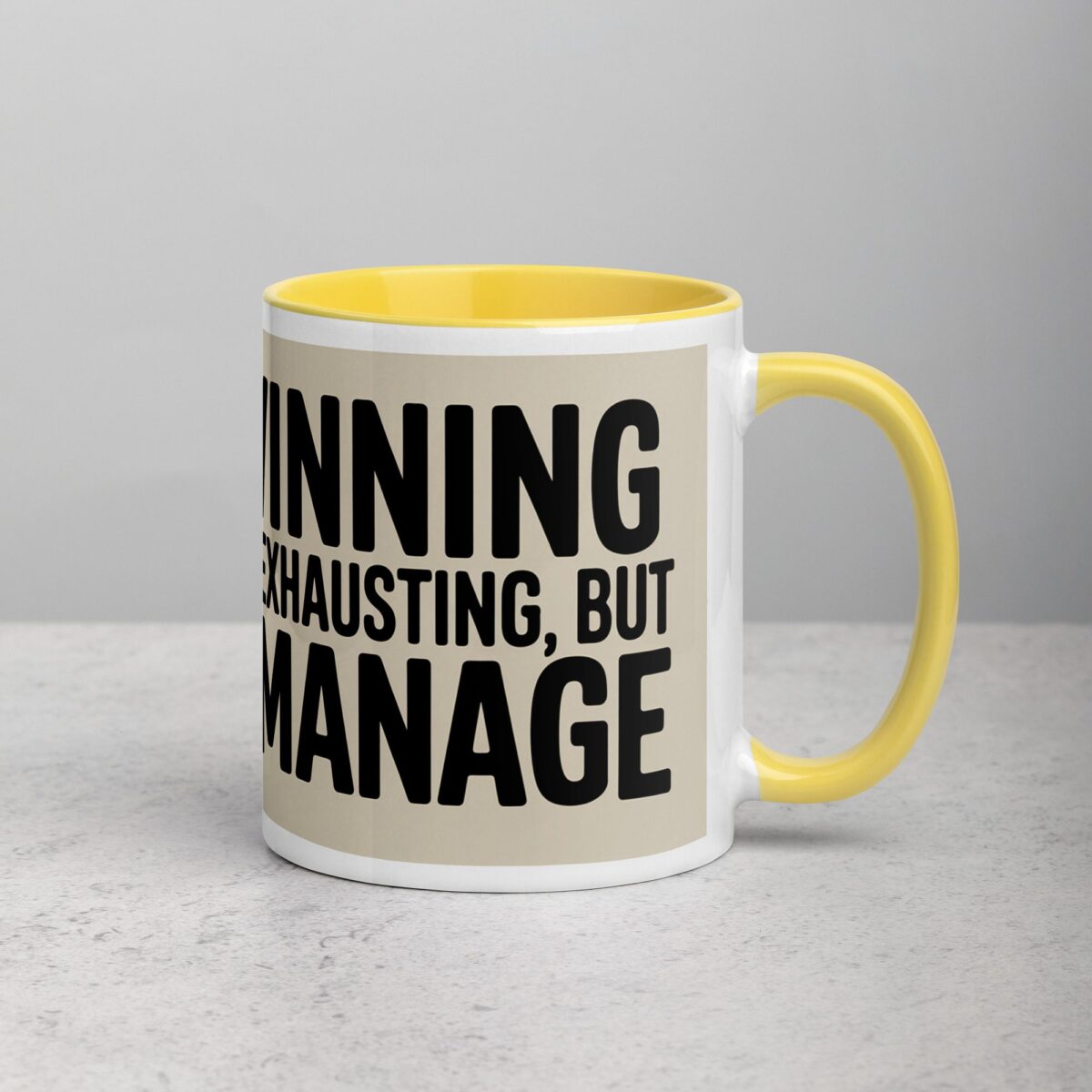 Winning Is Exhausting, But I Manage Donald Trump Mug - Image 22